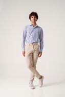Foto de Pantalon chino slim fit tejido elastico beige