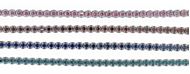 Picture of Pulsera Blink plata rodio circonitas brillantes paraiba 15+3cm