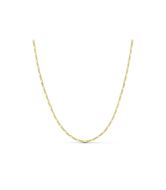 Foto de Cadena bilbao de oro amarillo 18kt. 60cm, eslabón 3x1 grosor 2,3mm