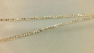 Foto de Cadena bilbao de oro amarillo 18kt. 60cm, eslabón 3x1 grosor 2,3mm