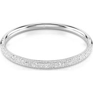 Foto de Brazalete Meteora, Pavé nieve, Blanco, Baño de rodio Talla L