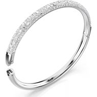 Foto de Brazalete Meteora, Pavé nieve, Blanco, Baño de rodio Talla S