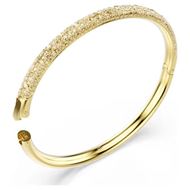 Foto de Brazalete Sublima baño tono oro pavé nieve color blanco talla M