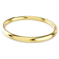 Foto de Brazalete Sublima baño tono oro pavé nieve color blanco talla M