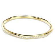 Foto de Brazalete Dextera baño tono oro forma octogonal color blanco talla M