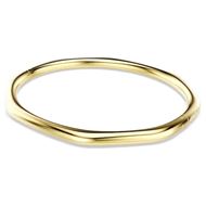 Foto de Brazalete Dextera baño tono oro forma octogonal color blanco talla M
