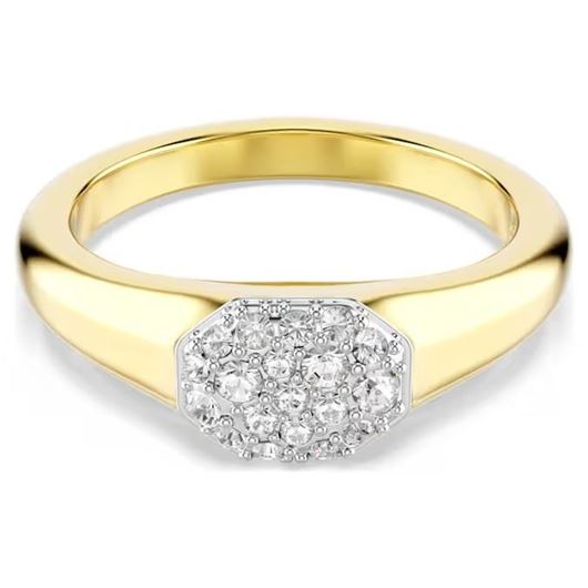 Foto de Anillo Dextera baño tono oro tallas mixtas color blanco Talla 58