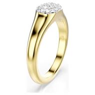 Foto de Anillo Dextera baño tono oro tallas mixtas color blanco Talla 58