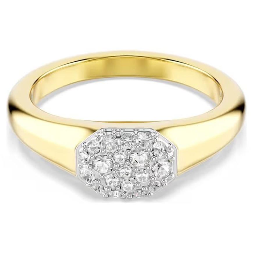 Foto de Anillo Dextera baño tono oro tallas mixtas color blanco Talla 52