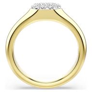 Foto de Anillo Dextera baño tono oro tallas mixtas color blanco Talla 52