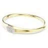 Foto de Brazalete Dextera baño tono oro color blanco talla M