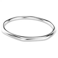 Foto de Brazalete Dextera baño rodio forma octogonal talla M