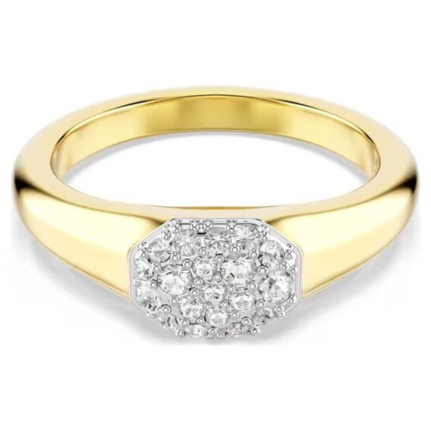 Foto de Anillo Dextera baño tono oro tallas mixtas color blanco Talla 55