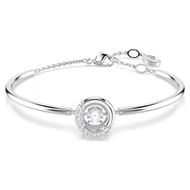 Foto de Brazalete Dextera baño rodio talla redonda color blanco