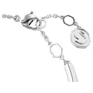 Foto de Brazalete Dextera baño rodio talla redonda color blanco