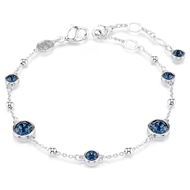 Foto de Pulsera Imber baño rodio talla redonda color azul