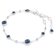 Foto de Pulsera Imber baño rodio talla redonda color azul