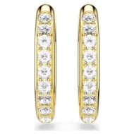Foto de Pendientes de aro Dextera baño tono oro forma octogonal