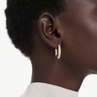 Foto de Pendientes de aro Dextera baño tono oro forma octogonal