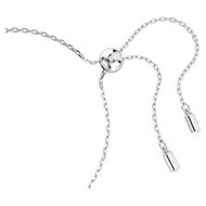 Foto de Pulsera Mtrix Nudo baño rodio talla baguette color blanco talla M