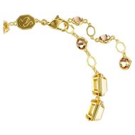 Foto de Pulsera Tennis Millenia baño tono oro talla octogonal color caramelo talla M