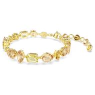 Foto de Pulsera Gema baño tono oro tallas mixtas color amarillo talla M