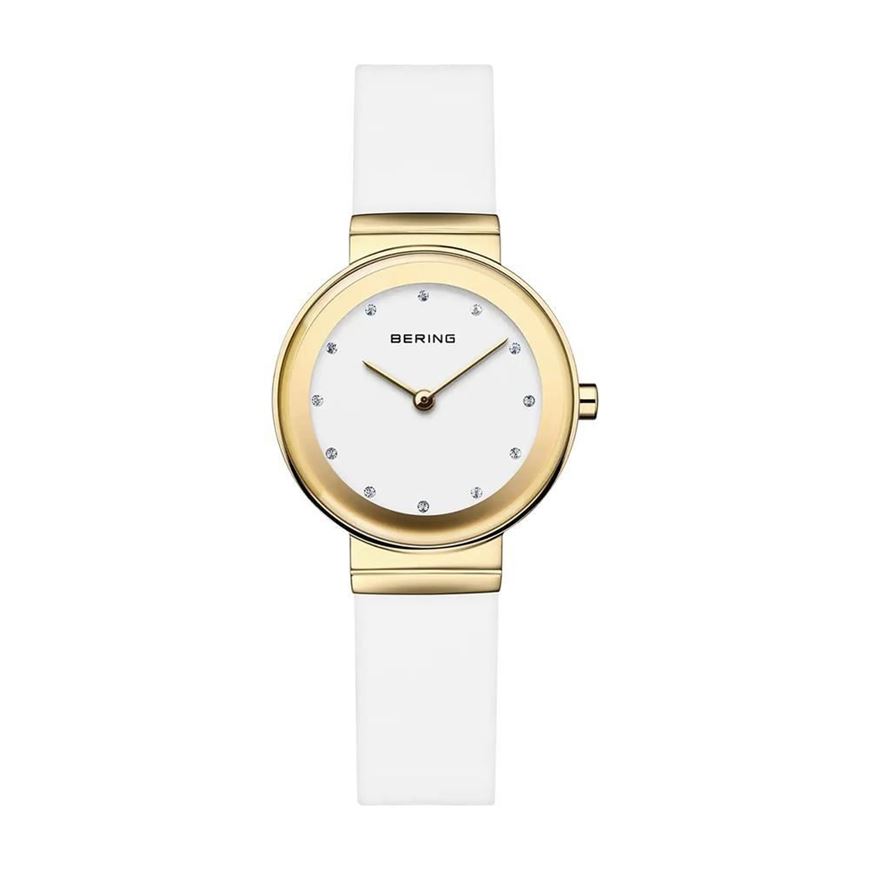 Foto de Reloj Classic correa silicona blanca y esfera blanca 29mm