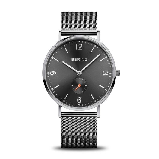 Foto de Reloj Classic gris antracita y esfera gris 40mm malla milanesa