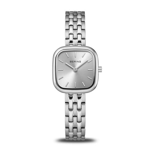 Foto de Reloj Classic plateado y esfera plateada cuadrada 26mm