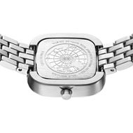 Foto de Reloj Classic plateado y esfera plateada cuadrada 26mm