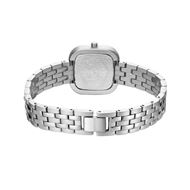Foto de Reloj Classic plateado y esfera plateada cuadrada 26mm
