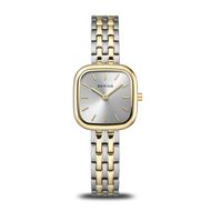 Foto de Reloj Classic bicolor y esfera plateada cuadrada 26mm