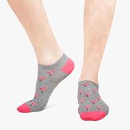Foto de Calcetines Tobilleros Flamingo Grisis Talla M