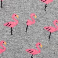 Foto de Calcetines Tobilleros Flamingo Grisis Talla M