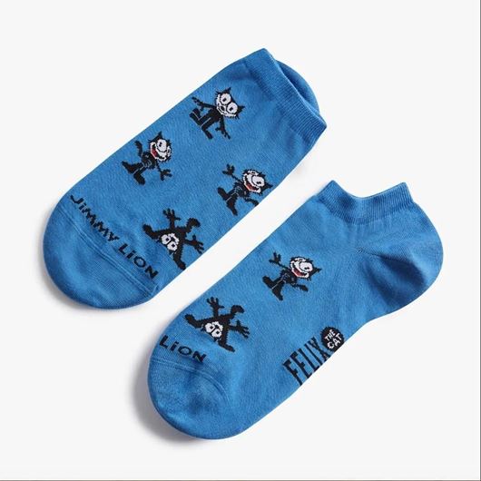 Foto de Calcetines Tobilleros Felix Pattern Azules Talla L