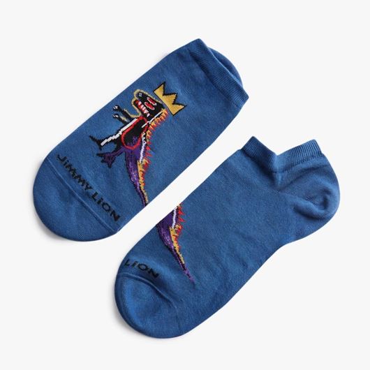 Foto de Calcetines Tobilleros Basquiat Pez Dispenser azul L
