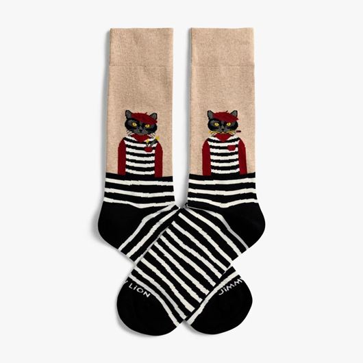 Foto de Calcetines Artist Cat beige L