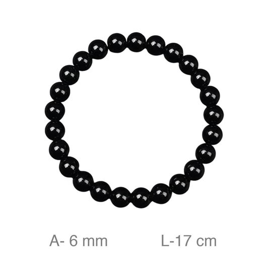 Foto de Pulsera piedra natural onix 6mm