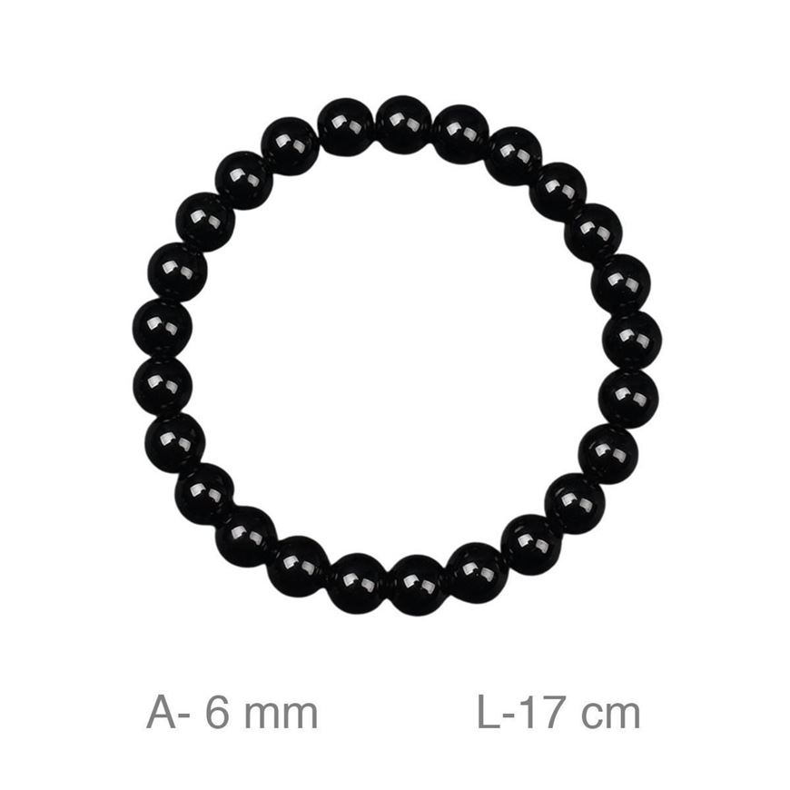 Foto de Pulsera piedra natural onix 6mm
