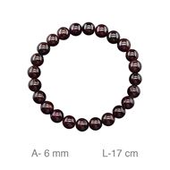 Foto de Pulsera piedra natural granate 6mm