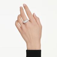 Foto de Anillo Sublima pavé baño rodio talla 55