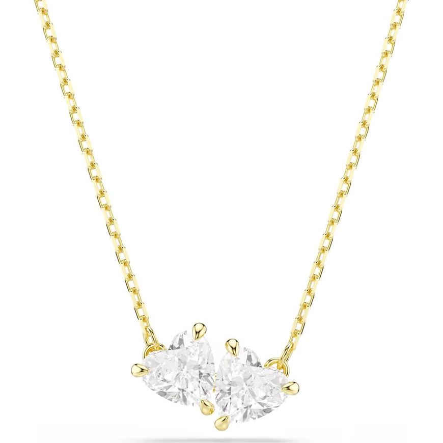 Foto de Gargantilla Mesmera talla corazon baño oro