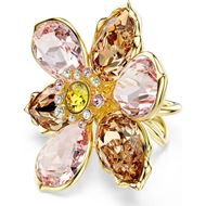 Foto de Anillo Idlyllia anillo flor multicolor baño oro
