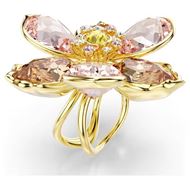 Foto de Anillo Idlyllia anillo flor multicolor baño oro