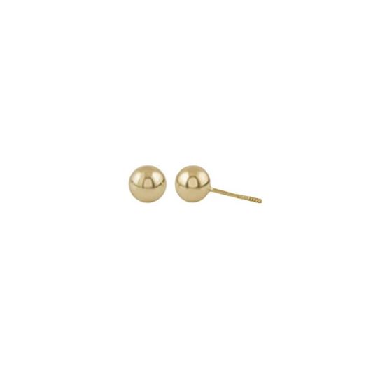Foto de Pendientes bolas 6mm de oro amarillo 18kt