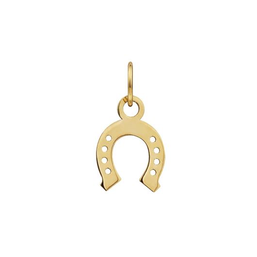 Picture of Colgante Herradura de la suerte mini en oro amarillo 18kt