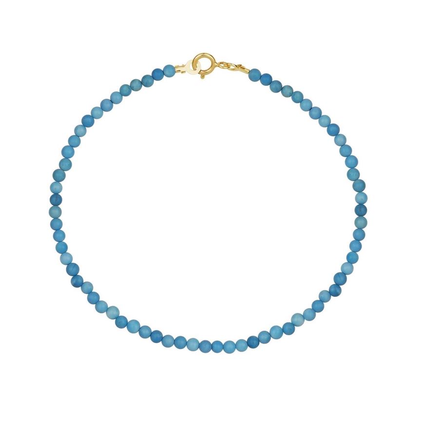 Foto de Pulsera Chic Howlitas turquesas en oro amarillo 18kt 