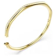 Foto de Brazalete Dextera, Forma octagonal, Talla redonda, Blanco, Baño tono oro