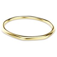 Foto de Brazalete Dextera, Forma octagonal, Talla redonda, Blanco, Baño tono oro
