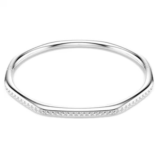 Foto de Brazalete Dextera, Forma octagonal, Talla redonda, Blanco, Baño de rodio